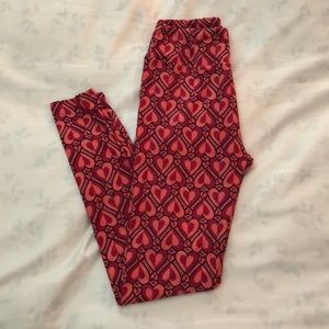 Lularoe heart leggings